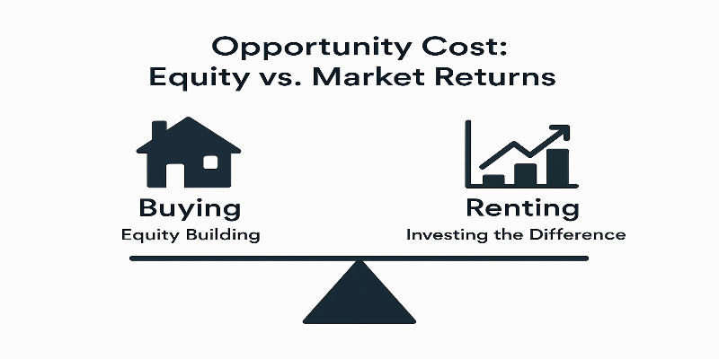 Rent vs Buy Opportunity Cost Chart
