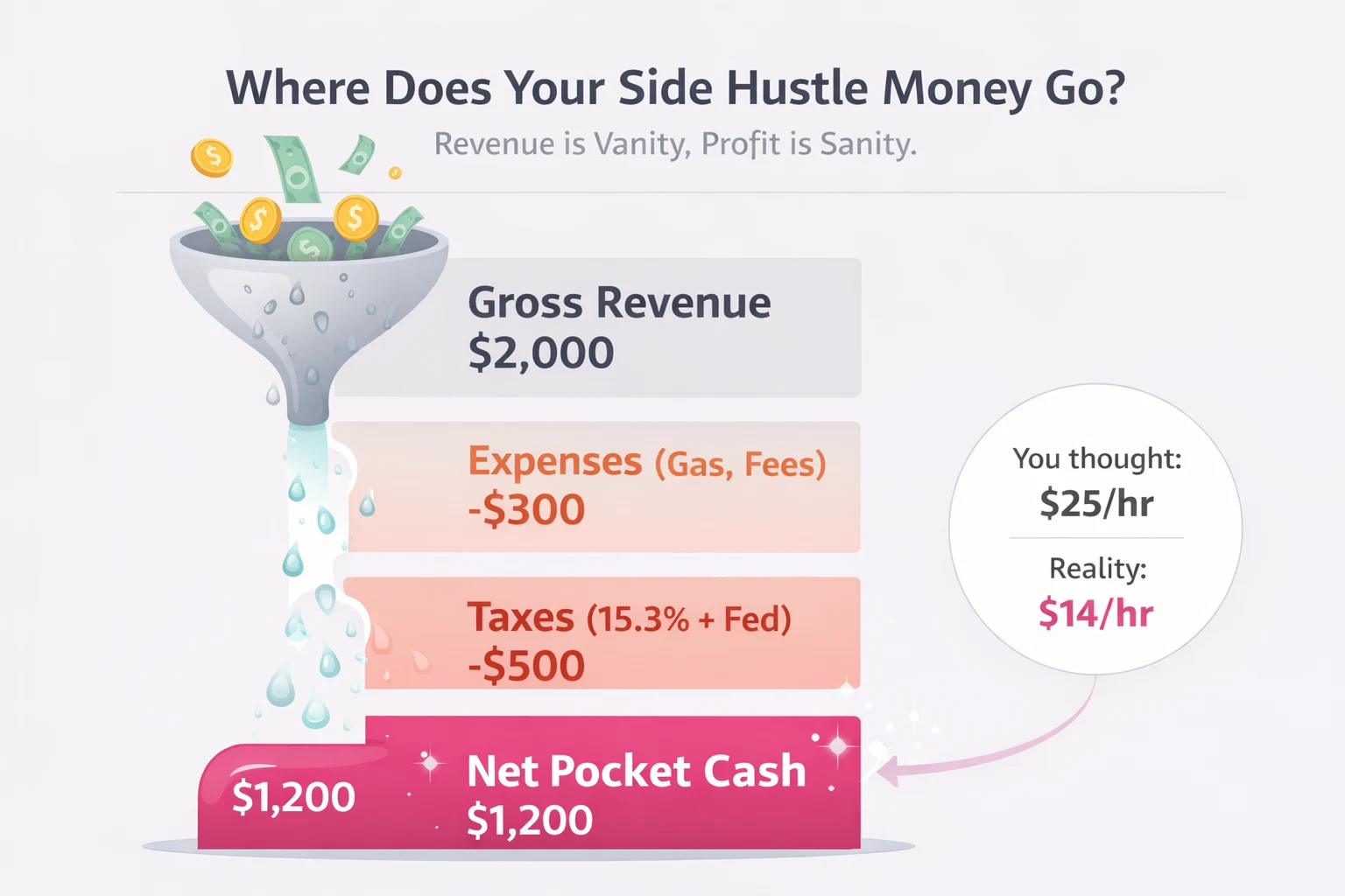 Side Hustle Income Breakdown Chart